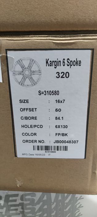 16" Джанти за бус Мерцедес 6 130/5 130/ Форда 5 160