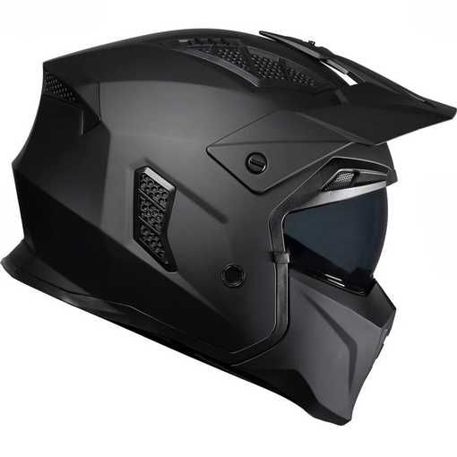 Casca moto Black Street Fighter Negru Mat NOUA Casca moto/ATV/scuter