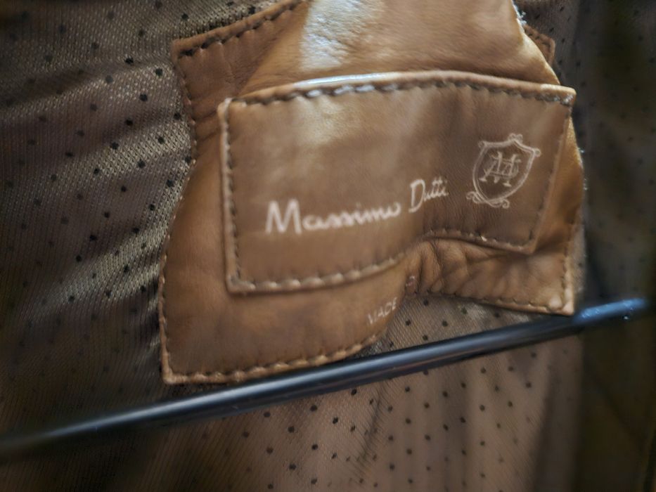 Geaca de piele Massimo Dutti