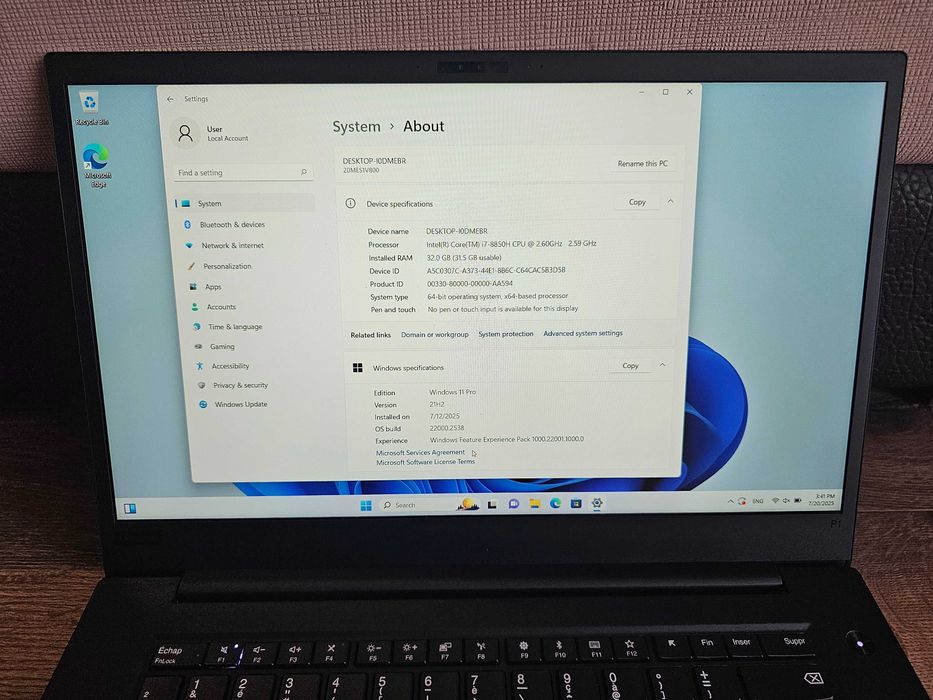 Lenovo Thinkpad P1 Gen 1