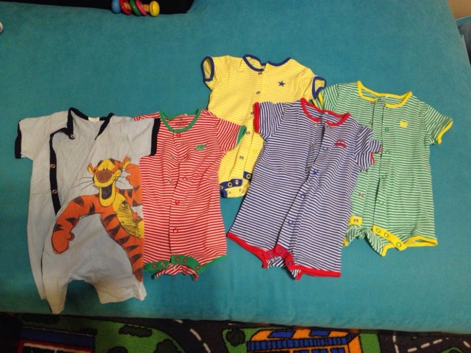 Ромпер гащеризон пясъчници Next размер 62 (0-3 мес) 4 бр.