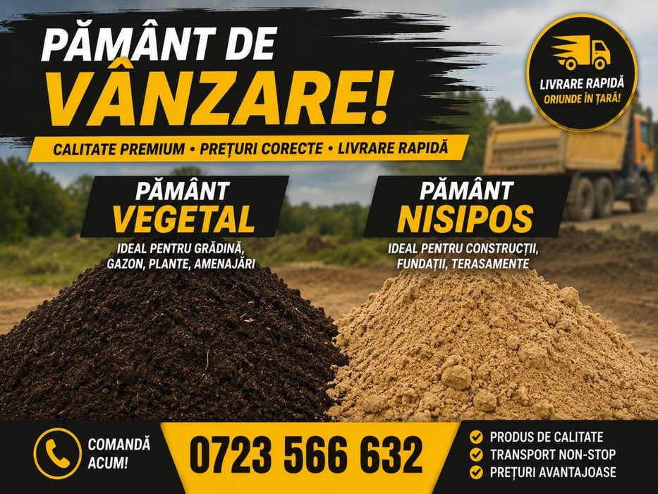 Pamant gazon pamant vegetal