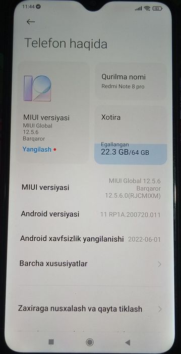 Redme 9 kafolati bilan