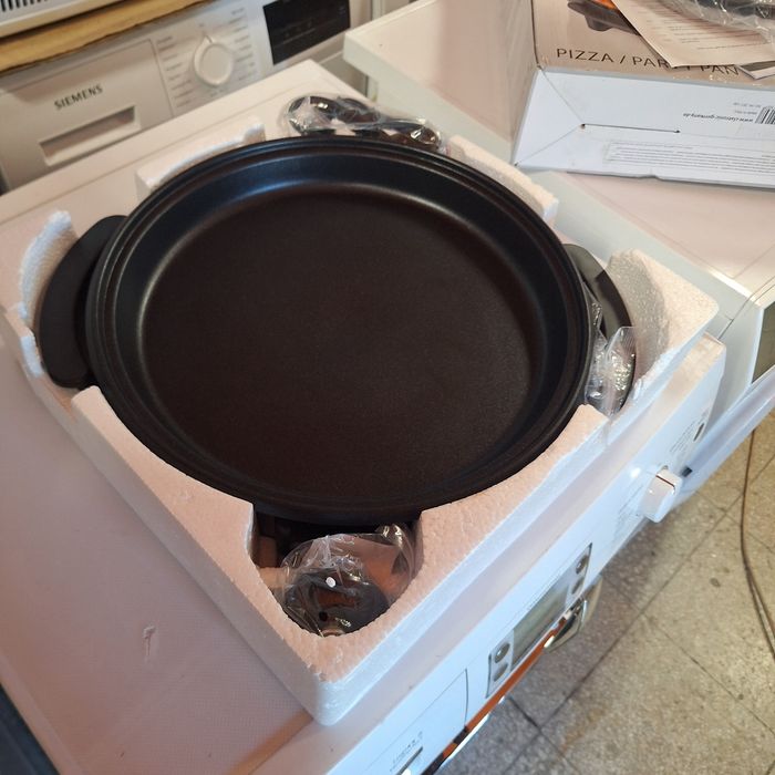 Голям електрически тиган с капак