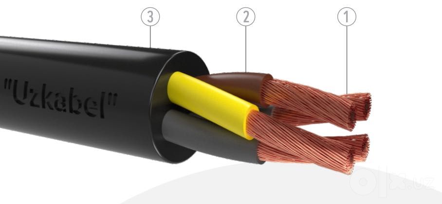 Кабель КГ 1х10 Uzkabel