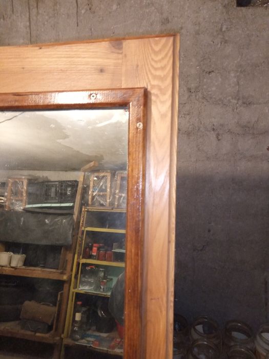 Oglinda rustica lemn de brad