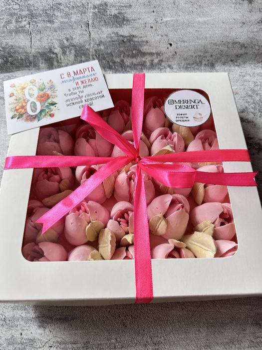 Зефирные тюльпаны