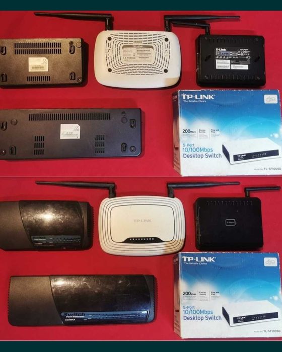 Router Tp-Link D-Link Switch TP-Link Asus AP Unifi-Ubiquiti