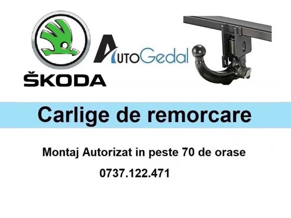 Carlig Remorcare SKODA Superb Combi 2015-prezent - Omologat RAR si EU
