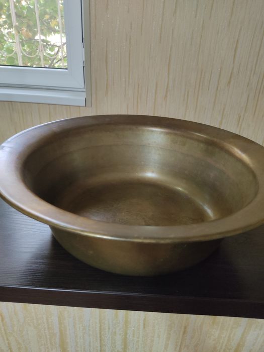Таз из натуральной меди