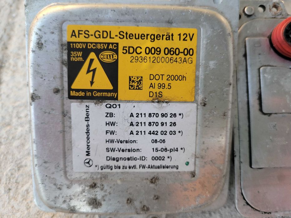 Mercedes E w211 Facelift Xenon D1S Balast,Мерцедес Е класа w211 Баласт