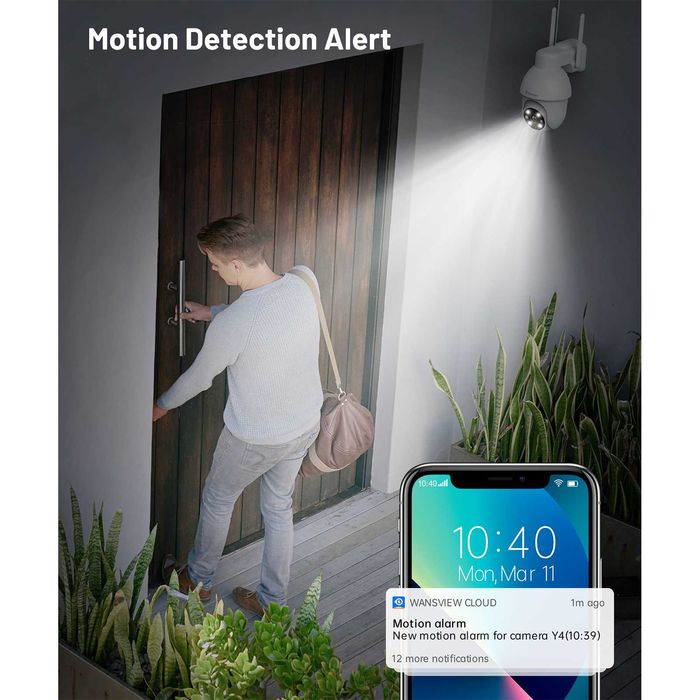 WIFI Камера за наблюдение Galayou Y4 2K PTZ 335° ротация