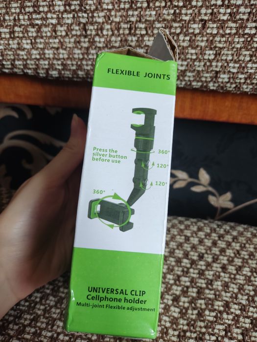 Автомобильный держатель для телефона,крепится на зеркало