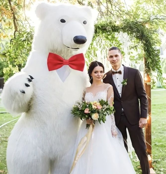 ИЗНЕНАДА! Голяма бяла мечка 2.5 м и Стич 2.5м Перфектният подарък