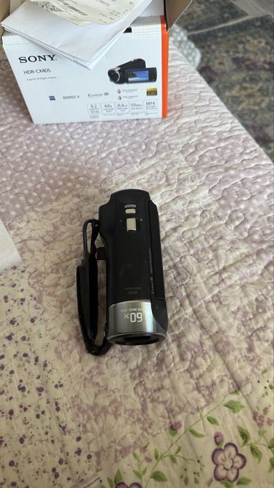 Видеокамера Sony HDR-CX405 Full HD Handycam (Като нова, пълен комплект)