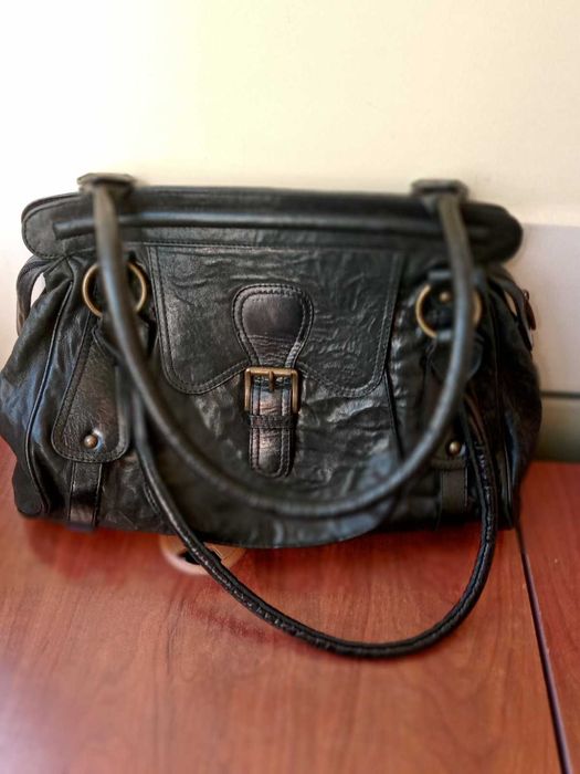 Дамска чанта от естествена кожа