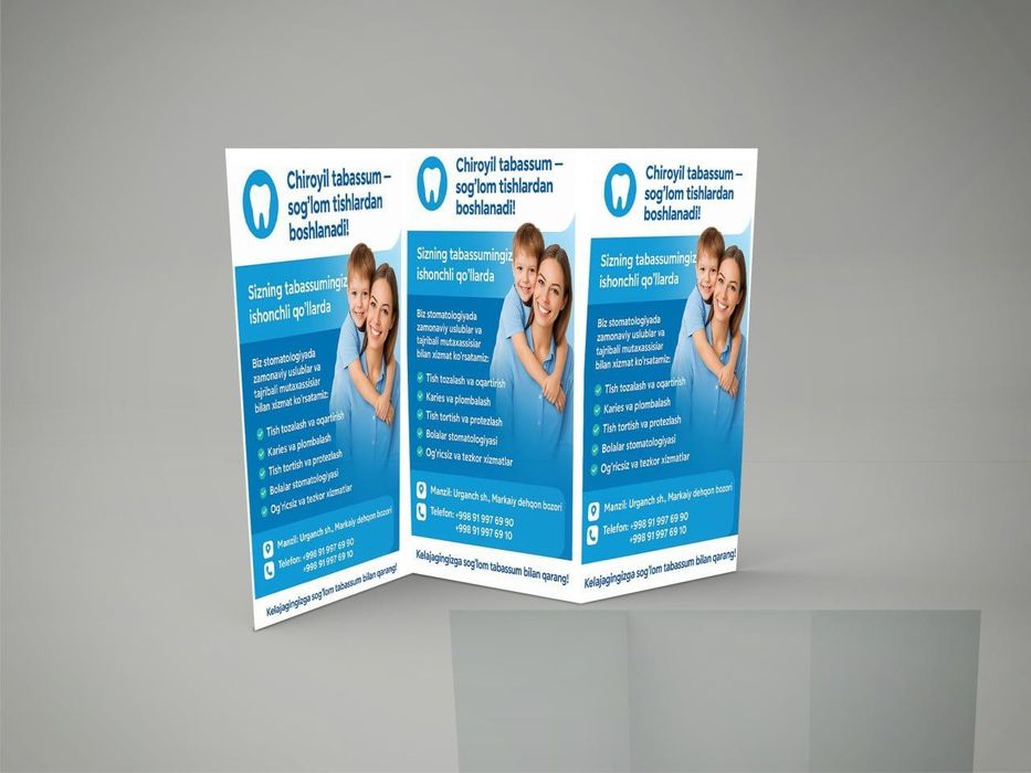 Grafik dizayn faqat onlayn ishlimiz