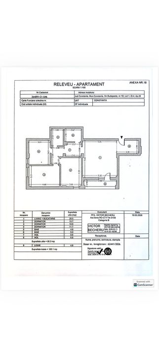 Apartament 4 camere Tomis Plus