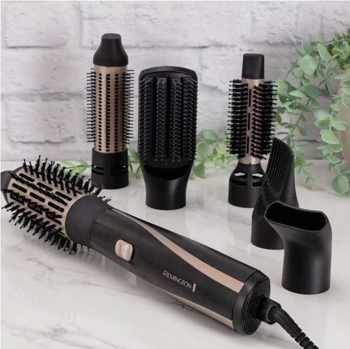 Perie cu aer cald Remington Blow Dry and Style Caring 1200W, AS7700