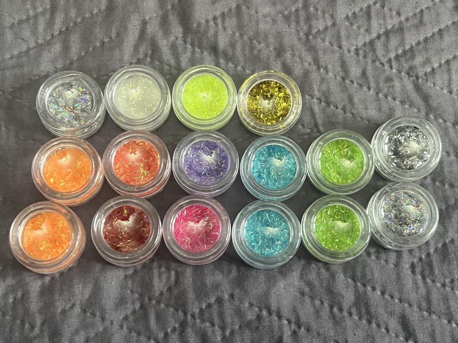 Set sclipici si decoratiuni unghii