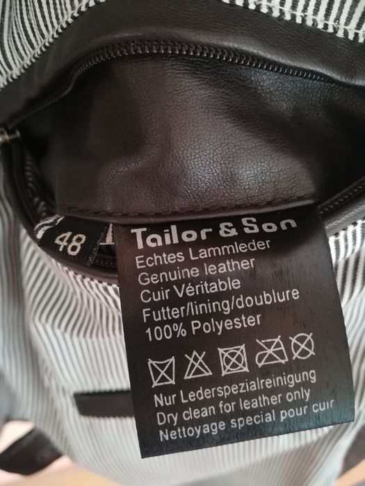 Geaca piele bărbați Tailor mărimea 48