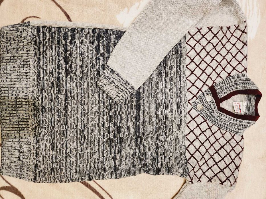 Плътна елегантна зимна блуза за момче 12-13