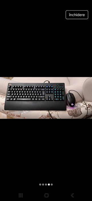 Kit gaming Logitech, tastatura G213 si mouse G102