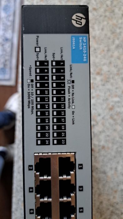 Router Switch HP 1410-24G , J9561A