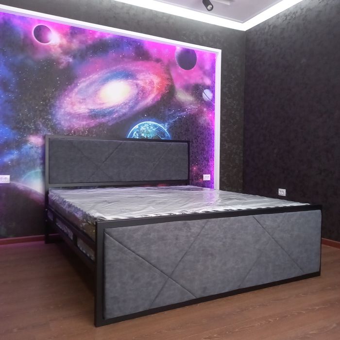 Кованные кровати в стиле лофт и хай-тек