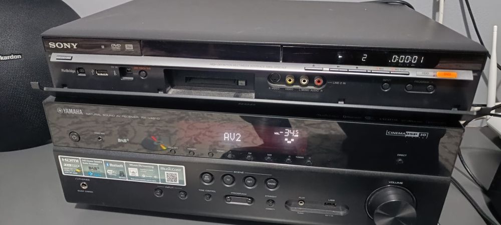 Dvd player de top Sony hxd970 -250 GB hard