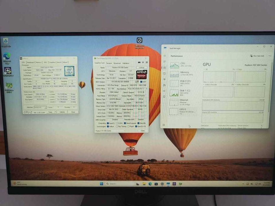 PC Gaming 1080p Intel i5 RX580 8GB Racire pe lichid AIO