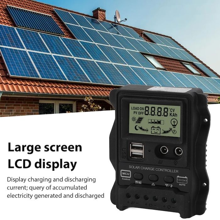Чисто нов соларен контролер PowMr K-1688 (20A, 12V/24V) – PWM