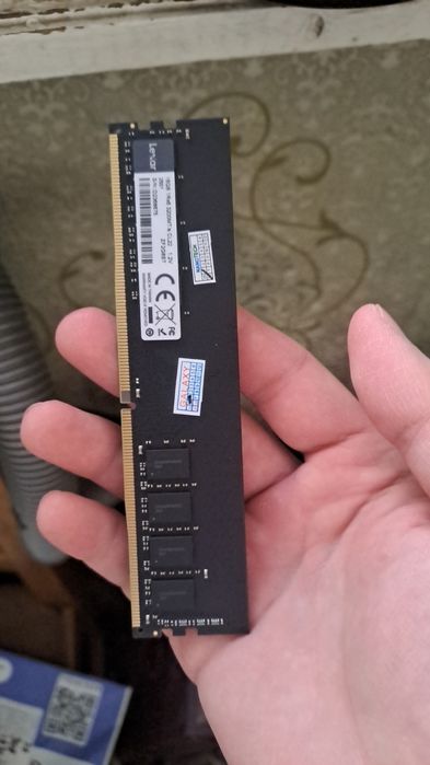 Lexar ddr4 16gb 3200mhz
Xotirasi:  16gb Model: Lexar ddr4 3200 mhz