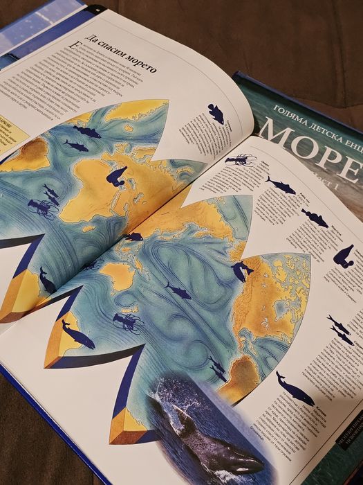 Комплект енциклопедии с твърди корици - "Морето" част 1 и част 2