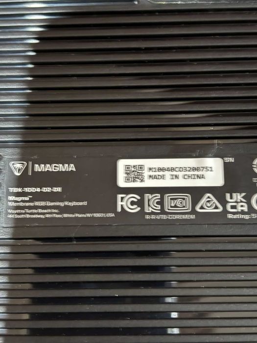 Tastatura gaming TURTLE BEACH Magma Keyboard (Membrane), DE Layout