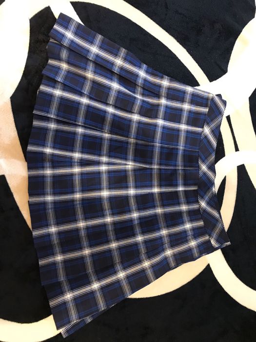 Fusta plisata in carouri H&M