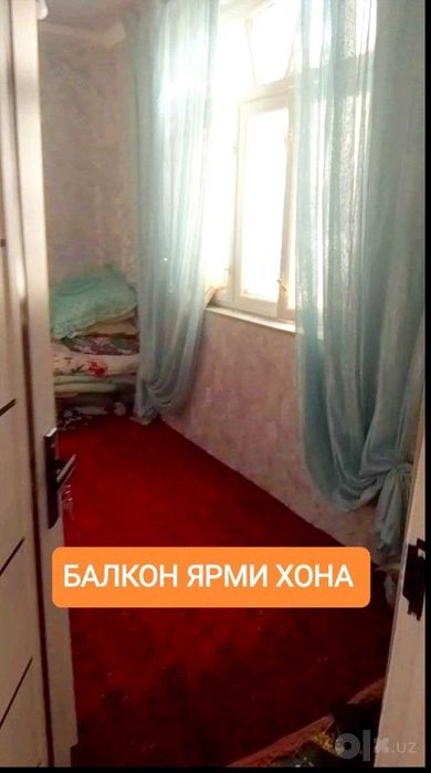 Кибрай центрда квартира сотилади 1\1\4 Ери хам бор Макро оркасида !