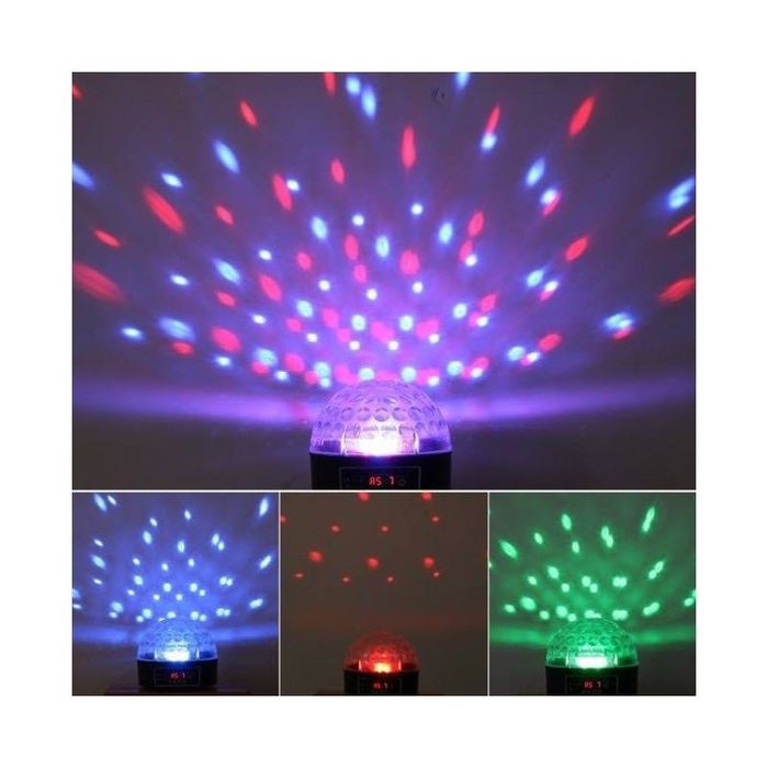 Диско прожекторна с RGB, звуков сензор.Дистанционно,MP3,Bluetooth