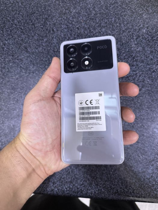 poco x6 pro pamit 12.512g holati ideal oqip tel qlila