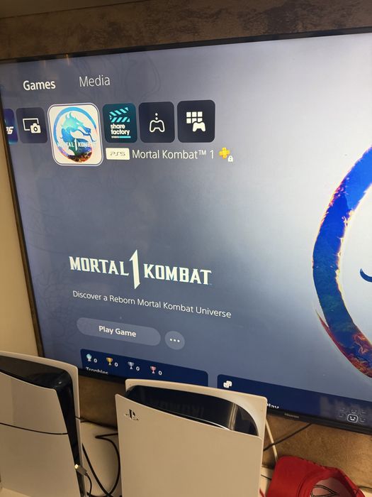 Oferta !! Play Station 5 ! 2 controlere ! Jocuri incluse Fifa 2026 / Mortal Kombat !