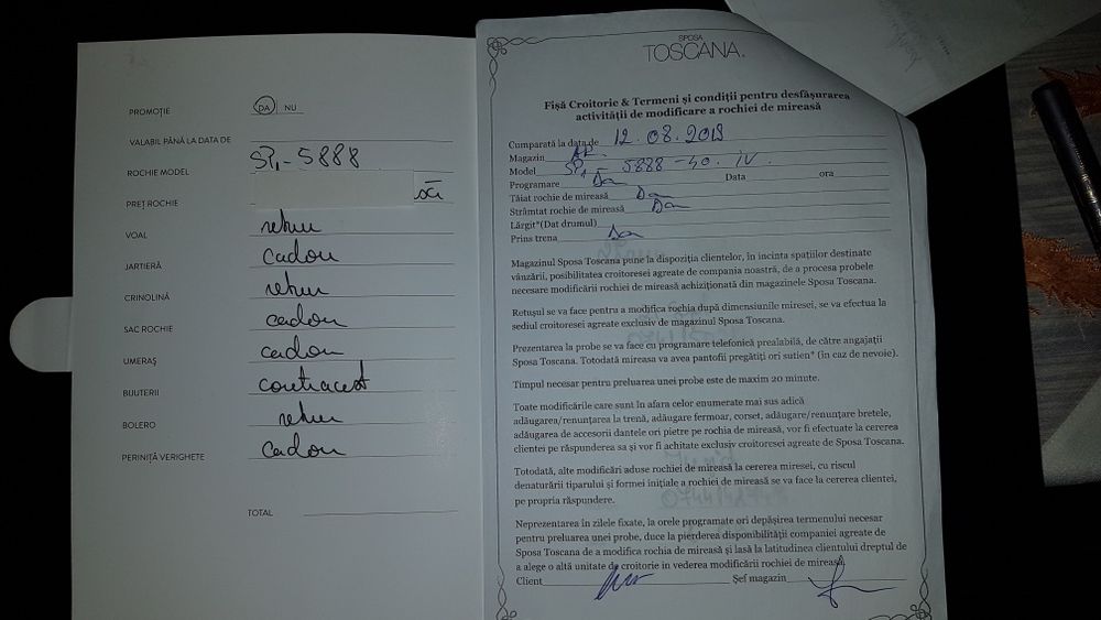 Vand rochie mireasa Sposa Toscana