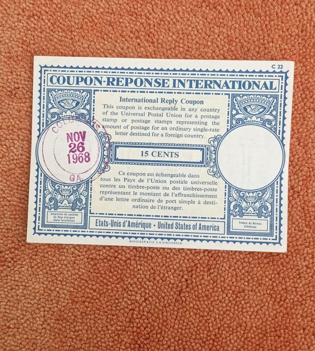 Cupon vechi 1968