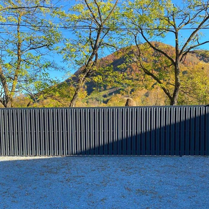 Garduri din sipca metalica, panou stil jaluzele si alte modele