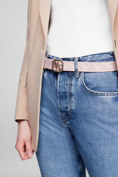 Бежов  бледо розов нюд колан Guess