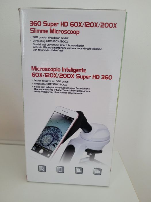 NOU Set cu microscop inteligent Eastcolight 360 Super HD 60X/120X/200X