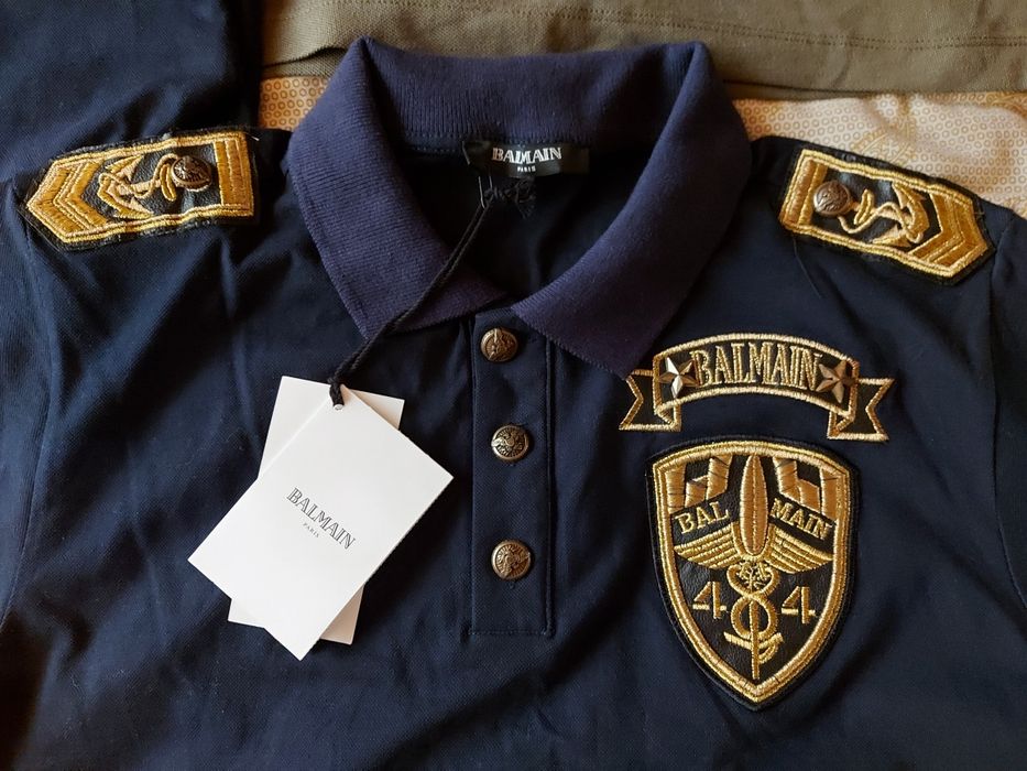 Tricouri BALMAIN t-shirt Army & Navy & Aviator oversize 4 nuante