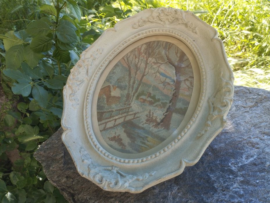 Ръчно изработен гоблен Пейзаж/Зима