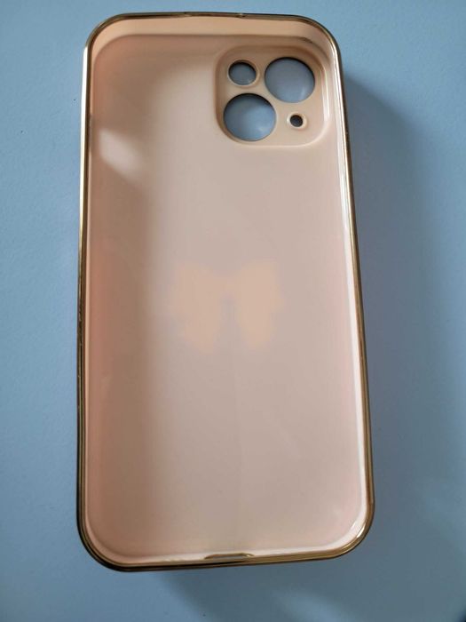 Нов силиконов дамски кейс за Apple iPhone 15, iPhone 14 - розов цвят