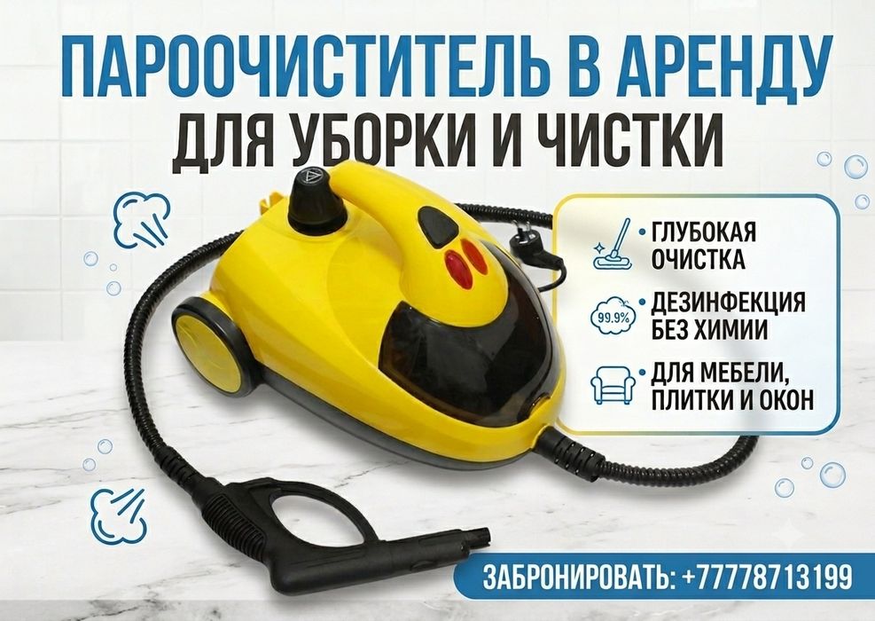 Пароочиститель в аренду