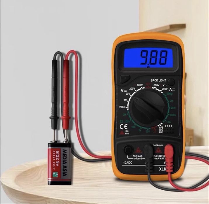Мультиметр тестер цифровой автомобильный